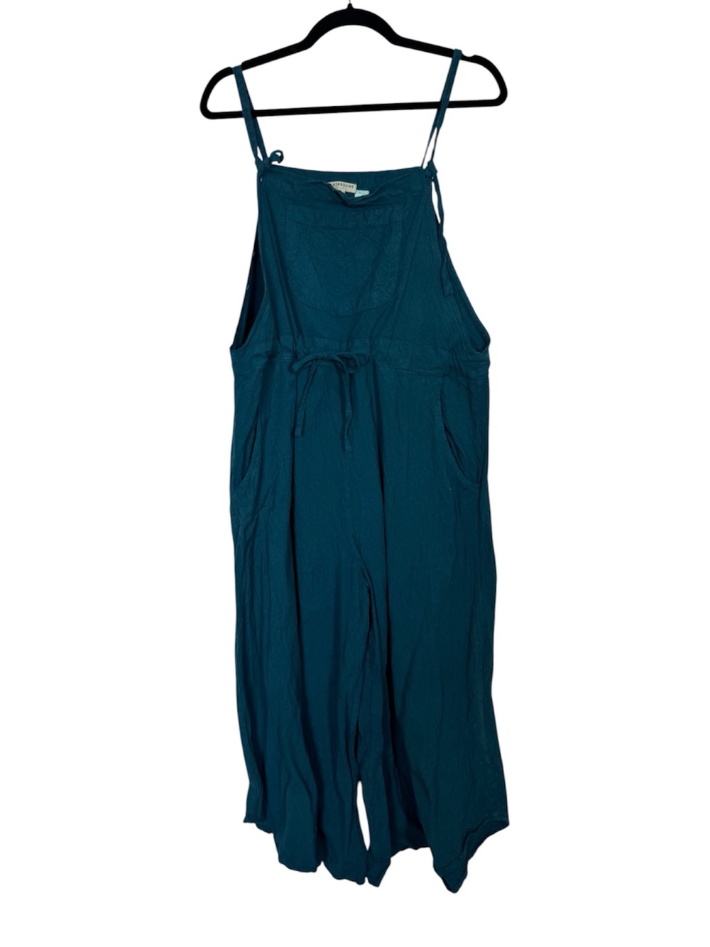 Earthbound Jumpsuit Squareneck Overalls Wide Leg Cropped